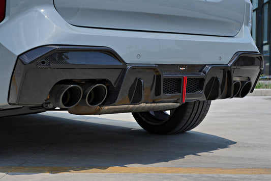 BMW X3 G01 LCI 2022 2023 2024 & X3M X3MC F97 LCI 2022 2023 2024 with Aftermarket Parts - Rear Diffuser Pre-preg Carbon Fiber from BCTXE Tuning