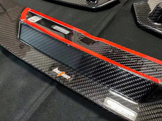 BMW M2 / M2C G87 2023 2024 with Aftermarket Parts - Front Lip Pre-preg Carbon Fiber from BCTXE Tuning