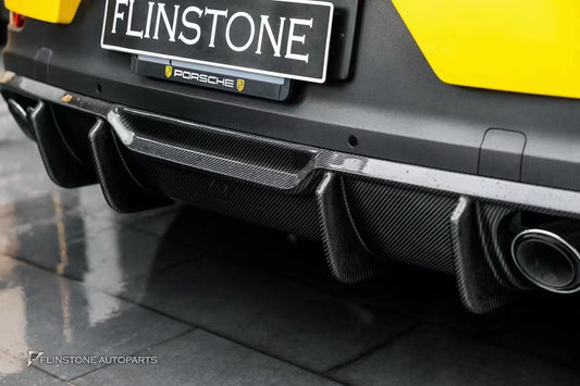 Future Design Carbon Fiber REAR DIFFUSER for Porsche Cayenne Coupe 9Y3 - Performance SpeedShop