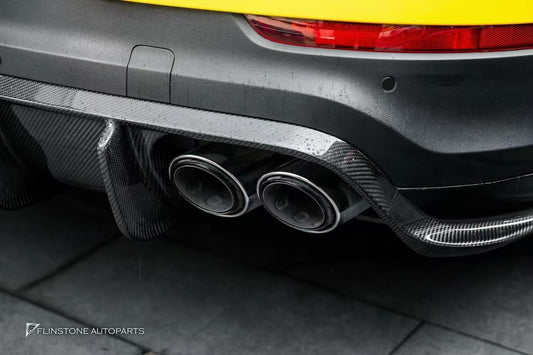 Future Design Carbon Fiber REAR DIFFUSER for Porsche Cayenne Coupe 9Y3 - Performance SpeedShop