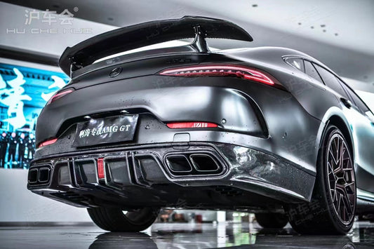 Mercedes Benz AMG GT 4 Door GT63 GT63s GT53 GT43 GT50 X290 2019 2020 2021 2022 2023 2024 with Aftermarket Parts - Rear Wing Carbon Fiber / FRP from CMST Tuning