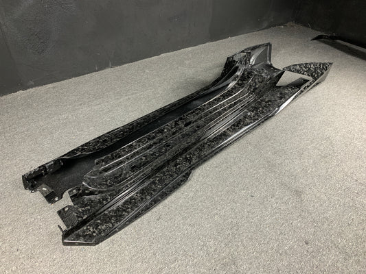 Lamborghini Huracan LP580 LP610 Evo RWD AWD Tecnica Performante STO 2015 2016 2017 2018 2019 2020 2021 2022 2023 2024 with Aftermarket Parts - Vor Style Side Skirts Pre-preg Carbon Fiber / FRP from Aero Republic