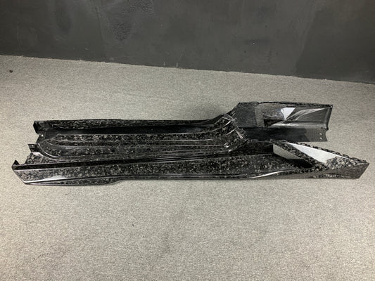 Lamborghini Huracan LP580 LP610 Evo RWD AWD Tecnica Performante STO 2015 2016 2017 2018 2019 2020 2021 2022 2023 2024 with Aftermarket Parts - Vor Style Side Skirts Pre-preg Carbon Fiber / FRP from Aero Republic