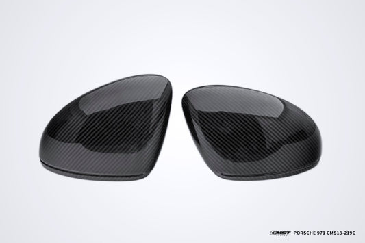 CMST Tuning Replacement Mirror Caps for Porsche Panamera 4 & 4S & Turbo 971.1 971.2 Carbon Fiber