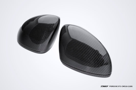 CMST Tuning Replacement Mirror Caps for Porsche Panamera 4 & 4S & Turbo 971.1 971.2 Carbon Fiber