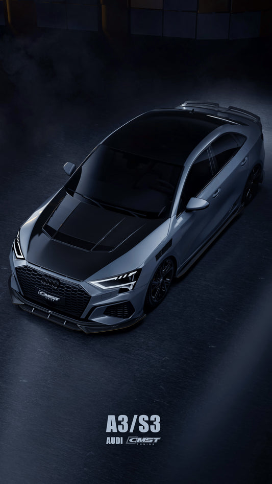 CMST Tuning V2 Hood Bonnet for Audi RS3 S3 A3 8Y 2021-ON Carbon Fiber/FRP