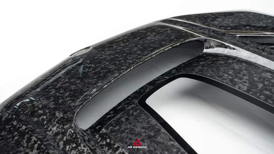 BMW X3 G01 & X3M X3MC F97 (Fits Both Pre-LCI & LCI) 2019 2020 2021 2022 2023 2024 & X4 G02 & X4M X4MC F98 (Fits Both Pre-LCI & LCI) 2019 2020 2021 2022 2023 2024 2025 with Aftermarket Parts ART Vented Transparent Glass V2 Hood Bonnet Dry Pre-preg Carbon Fiber from ArmorExtend