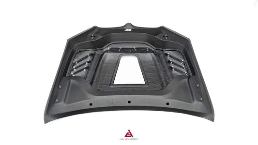 BMW X3 G01 & X3M X3MC F97 (Fits Both Pre-LCI & LCI) 2019 2020 2021 2022 2023 2024 & X4 G02 & X4M X4MC F98 (Fits Both Pre-LCI & LCI) 2019 2020 2021 2022 2023 2024 2025 with Aftermarket Parts ART Vented Transparent Glass V2 Hood Bonnet Dry Pre-preg Carbon Fiber from ArmorExtend