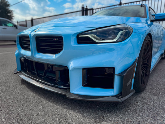 BMW M2 / M2C G87 2023-ON with Aftermarket Parts - Front Lip Pre-preg Carbon Fiber from Karbel Carbon