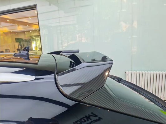 Audi RS6 C8 2020-ON with Aftermarket Parts - Rear Trunk Spoiler Pre-preg Carbon Fiber from Karbel Carbon