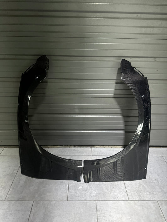 Audi RS5 B9 / B9.5 2017 2018 2019 2020 2021 2022 2023 2024 with Aftermarket Parts - AE Style Front Fenders Carbon Fiber from ArmorExtend