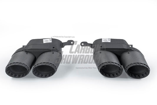 BMW X5 G05 M50i X/S Drive 40i (with M-Package) (Fits Both Pre-LCI & LCI)2019-ON with Aftermarket Parts - Exhaust Tips Stainless steel from VTEN