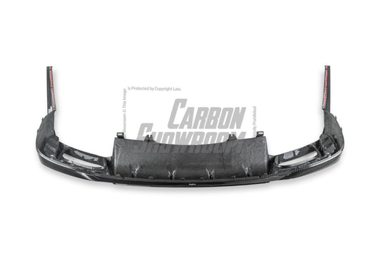 Audi S4 / A4 (With S-line Bumper) B9.5 2020-ON with Aftermarket Parts - With & Without Light Rear Diffuser Pre-preg Carbon Fiber from BCTXE Tuning