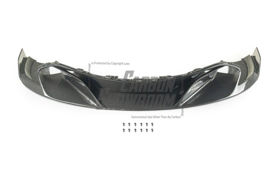 McLaren 720S 2018 2019 2020 2021 2022 2023 with Aftermarket Parts - RF Style Front Lip Carbon Fiber from Aero Republic