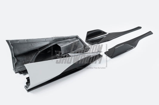 McLaren 720S 2018 2019 2020 2021 2022 2023 with Aftermarket Parts - 765LT Side Skirts Pre-preg Carbon Fiber / FRP from Aero Republic