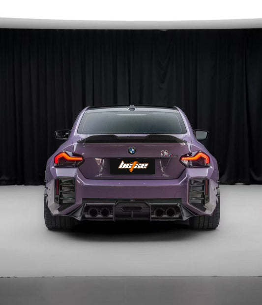BMW M2 / M2C G87 2023 2024 with Aftermarket Parts - Rear Diffuser Pre-preg Carbon Fiber from BCTXE Tuning