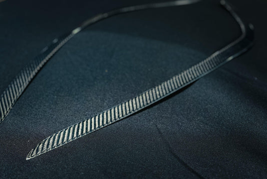 Tesla Model 3 Highland Long Range RWD 2024-ON with Aftermarket Parts - Front Intake Vents Trim Carbon Fiber from CMST Tuning