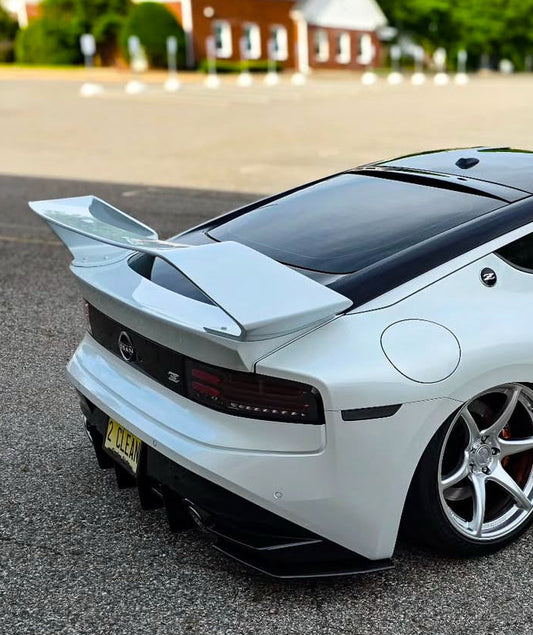 Nissan Z 400Z RZ34 Fairlady 2022-ON with Aftermarket Parts - Rear Spoiler Wing Carbon Fiber / FRP from PROJECT WIDEBODY