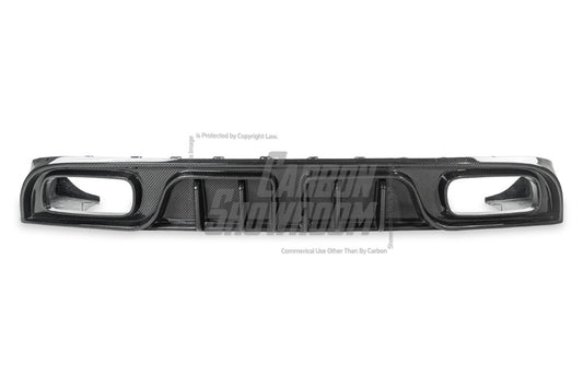 Mercedes Benz AMG GT43 GT50 GT53 (Fits Rear Wheel Drive Only) X290 2021 2022 2023 2024 with Aftermarket Parts - V2 Rear Diffuser Pre-preg Carbon Fiber from TAKD Carbon