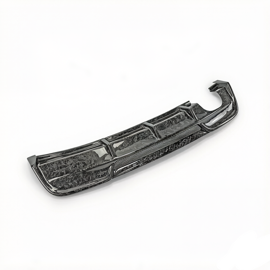BMW 135i 135is E82 E88 2008 2009 2010 2011 2012 2013 with Aftermarket Parts - Rieger Style Rear Diffuser Carbon Fiber from EPR USA