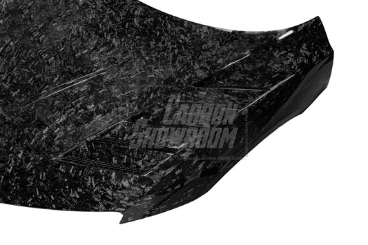 Audi R8 Gen 2 2017 2018 2019 2020 2021 2022 2023 with Aftermarket Parts - AE Style Hood Bonnet Double-sided Carbon Fiber / Partial Carbon Fiber from ArmorExtend