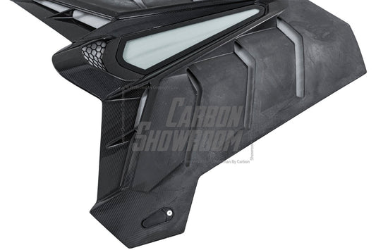 Aero Republic Lamborghini LP700 Upgrade SVJ Carbon Fiber Rear Deck Lid Cover - Performance SpeedShop