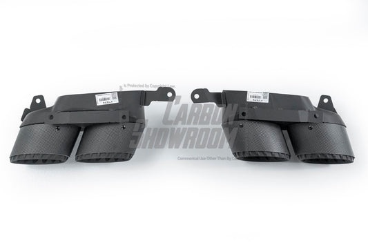 BMW X5 G05 M50i X/S Drive 40i (with M-Package) (Fits Both Pre-LCI & LCI)2019-ON with Aftermarket Parts - Exhaust Tips Stainless steel from VTEN