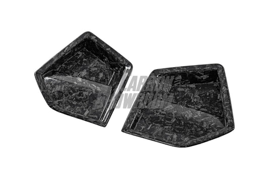 BMW 3 Series 330i (with M-package bumper, does not fit base model) M340i G20 G21 LCI 2023-ON with Aftermarket Parts - Front Intake Vents Cover Carbon Fiber from BCTXE Tuning