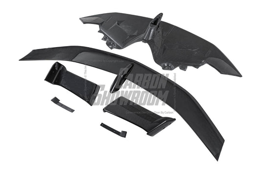 Lamborghini Aventador Base LP700 LP720 S LP740 SV LP750 Ultimate LP780 SVJ LP770 2012 2013 2014 2015 2016 2017 2018 2019 2020 2021 2022 2023 with Aftermarket Parts - 1:1 SVJ Conversion Rear Wing Pre-preg Carbon Fiber / FRP from Aero Republic