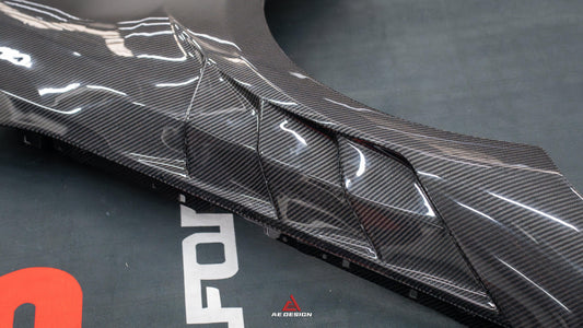 BMW M2 & M2C G87 2023 2024 with Aftermarket Parts - AE Style Front Fenders Carbon Fiber from ArmorExtend