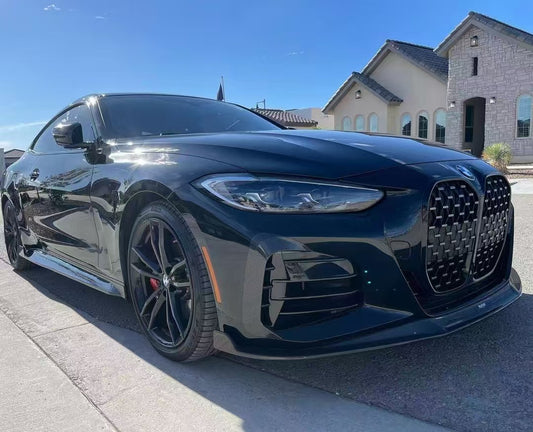 BMW 4 series 430i (with M-package bumper, does not fit base model) M440i G22 G23 2020-ON with Aftermarket Parts - Side Skirts Pre-preg Carbon Fiber from Karbel Carbon