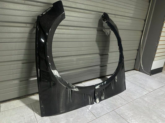 Audi RS5 B9 / B9.5 2017 2018 2019 2020 2021 2022 2023 2024 with Aftermarket Parts - AE Style Front Fenders Carbon Fiber from ArmorExtend