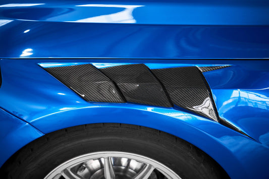 BMW M2 & M2C G87 2023 2024 with Aftermarket Parts - AE V2 Style Front Fenders Carbon Fiber from ArmorExtend
