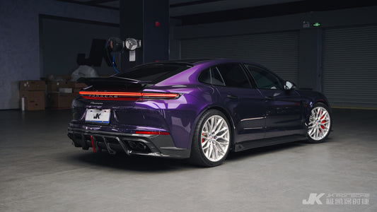 ArmorExtend AE Desgin ART Rear Diffuser for Porsche Panamera 976 E-Hybird GTS Turbo 2024-ON Dry Pre-preg Carbon Fiber