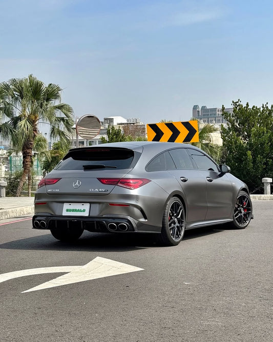 Mercedes Benz CLA-Class CLA45 CLA45S CLA250 (with sport-package bumper, does not fit base model) C118 2020-ON with Aftermarket Parts - Rear Diffuser Pre-preg Carbon Fiber from TAKD Carbon