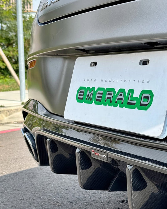 Mercedes Benz CLA-Class CLA45 CLA45S CLA250 (with sport-package bumper, does not fit base model) C118 2020-ON with Aftermarket Parts - Rear Diffuser Pre-preg Carbon Fiber from TAKD Carbon