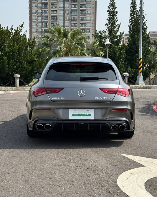 Mercedes Benz CLA-Class CLA45 CLA45S CLA250 (with sport-package bumper, does not fit base model) C118 2020-ON with Aftermarket Parts - Rear Diffuser Pre-preg Carbon Fiber from TAKD Carbon