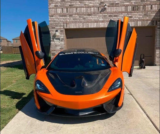 Aero Republic McLaren 540C 570S 570GT 600LT Carbon Fiber P1 Style Hood