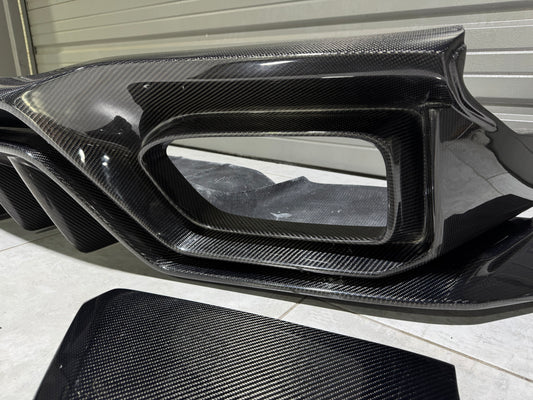 Robot Craftsman "Godzilla" Rear Bumper & Diffuser for Nissan GTR R35 PP Polypropylene FRP Carbon Fiber