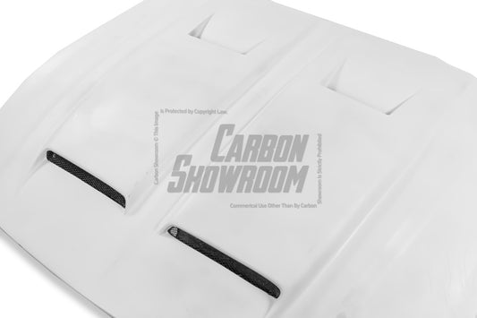 Ford Mustang Ecoboost V6 GT March1 Bullitt S550.2 2018 2019 2020 2021 2022 2023 with Aftermarket Parts - V1 Hood Carbon Fiber/FRP from Aero Republic