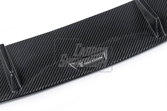 BMW 8 Series M850 840 (With M-Package Bumper) G14 G15 G16 2018 2019 2020 2021 2022 2023 2024 with Aftermarket Parts - V1 Style Front Lip Pre-preg Carbon Fiber from TAKD Carbon