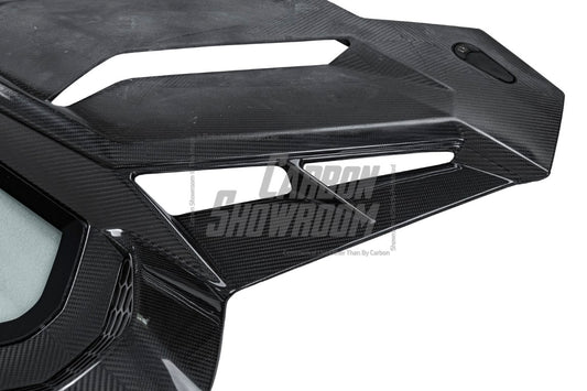 Aero Republic Lamborghini LP700 Upgrade SVJ Carbon Fiber Rear Deck Lid Cover - Performance SpeedShop