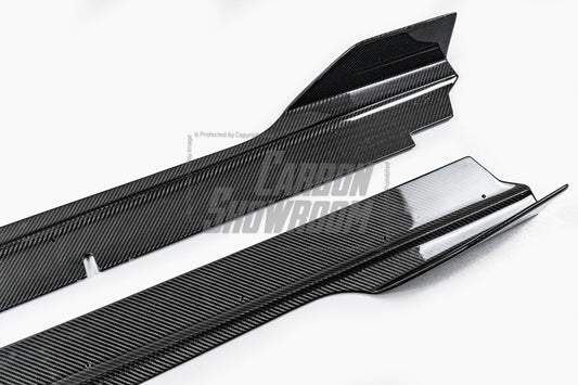 Aero Republic V Style Carbon Fiber Side Skirts For Lamborghini Huracan LP580 LP610 - Performance SpeedShop
