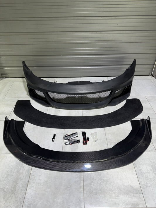 Lotus Evora 2018 2019 2020 2021 with Aftermarket Parts - Front Bumper & Lip Carbon Fiber / FRP from Robot Craftsman