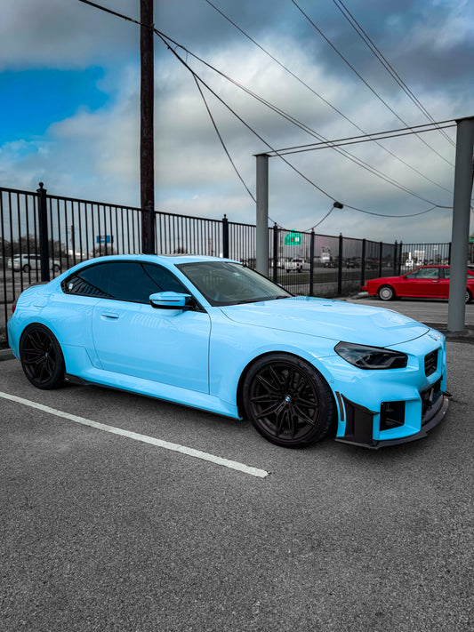 BMW M2 / M2C G87 2023-ON with Aftermarket Parts - Side Skirts Pre-preg Carbon Fiber from Karbel Carbon