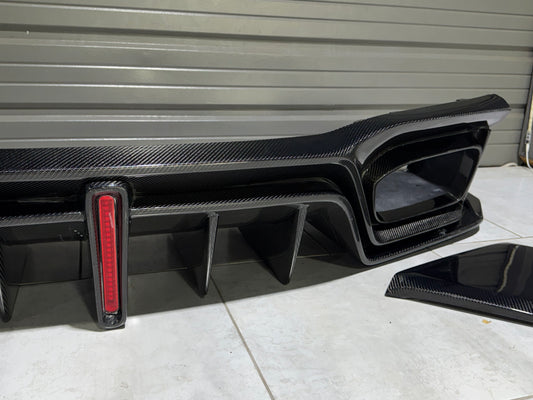 Robot Craftsman "Godzilla" Rear Bumper & Diffuser for Nissan GTR R35 PP Polypropylene FRP Carbon Fiber
