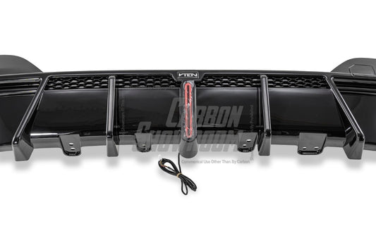 BMW X3 s/x Drive30 G01 LCI & IX3 BEV G08 LCI 2022-ON with Aftermarket Parts - Rear Diffuser & Corner Splitter PP / ABS from VTEN