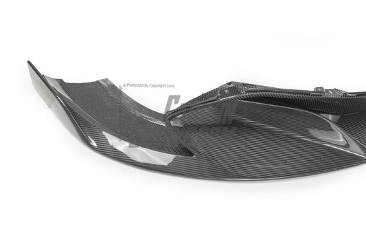 McLaren 720S 2018 2019 2020 2021 2022 2023 with Aftermarket Parts - RF Style Front Lip Carbon Fiber from Aero Republic
