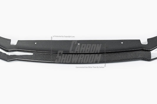 Lamborghini Huracan STO 2021 2022 2023 2024 with Aftermarket Parts - Vor Style Front Lip Pre-preg Carbon Fiber / FRP from Aero Republic