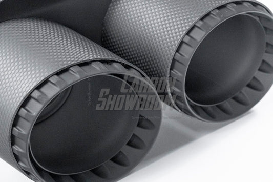 BMW X5 G05 M50i X/S Drive 40i (with M-Package) (Fits Both Pre-LCI & LCI)2019-ON with Aftermarket Parts - Exhaust Tips Stainless steel from VTEN